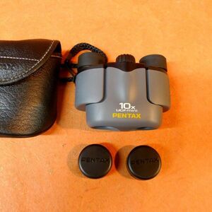 e*082 PENTAX binoculars 10×21 UCF mini field of vision excellent case attaching /60
