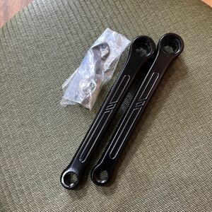 ①セレクター　ブラック　昭和　レトロ　左右セット　Shimano　JAPAN　165ｍｍ　希少　