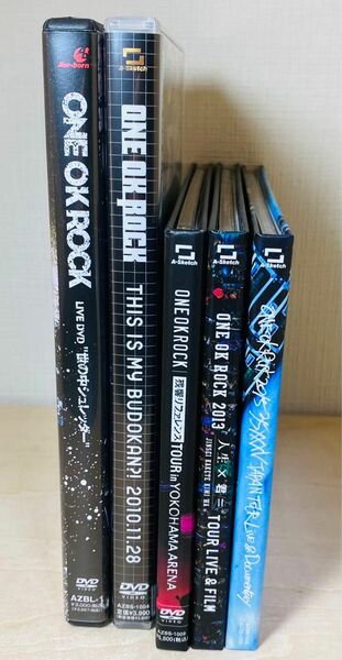 ONE OK ROCK ライブ DVD & Blu-ray 5枚セット