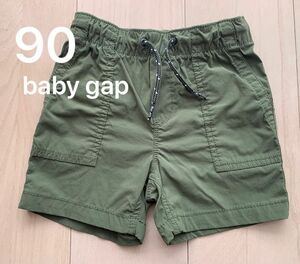 【baby gap】ショートパンツ 半ズボン　キッズ　90 カーキ 水陸両用