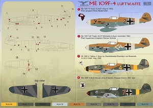 プリントスケール 72-049 1/72 メッサーシュミット Me 109 F4