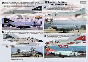 プリントスケール 72-059 1/72 アメリカ海軍 F-4 ファントムII ミグキラー Part 2