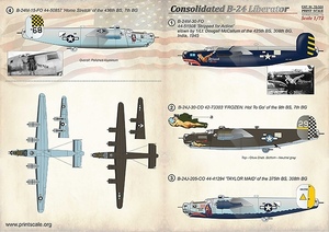 プリントスケール 72-324 1/72 B-24 リベレーター Part 2 コンプリートセット