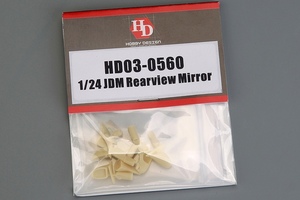 ホビーデザイン HD03-0560 1/24 JDM バックミラー (レジン+エッチングパーツ)