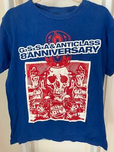 貴重　日本製　ANTI CLASS アンチクラス　プリント 半袖 TシャツS/メンズ/ ヒステリックグラマー　バンドT モトアキ