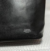 良好 PORTER ポーター トートバッグ バッグ リンク LINK レザー_画像3