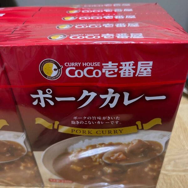 レトルトカレー　CoCo壱番屋 ポークカレー 5個　とび辛スパイス5袋付