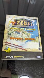 PCG058【サイズ60 現状品】ゼウス 完全日本語版 ZEUS MASTER OF OLYMPUS マスターオブオリンポス シエラ PC WINDOWSXP 4521923000510