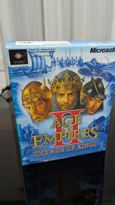 PCG064【サイズ60 現状品】AGE OF EMPIRE II エイジ オブ エンパイア2 Ⅱ Microsoft PC WINDOWS98 ゲーム 4988648093386