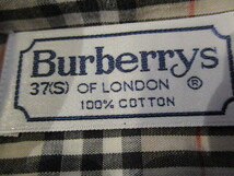 □美品　BURBERRY バーバリー　半袖シャツ　コットン100％　37（ S ）メンズ□_画像4