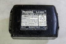 Makita マキタ 純正 バッテリー BL1860B　DC18V 6.0Ah 動作未確認#BB01250_画像7