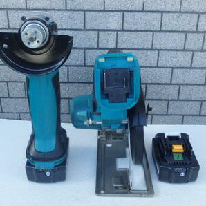  makita 150mm チップソーカッターCS551D＆100mmディスクグラインダーGA402D (18V) 動作確認済 の画像4