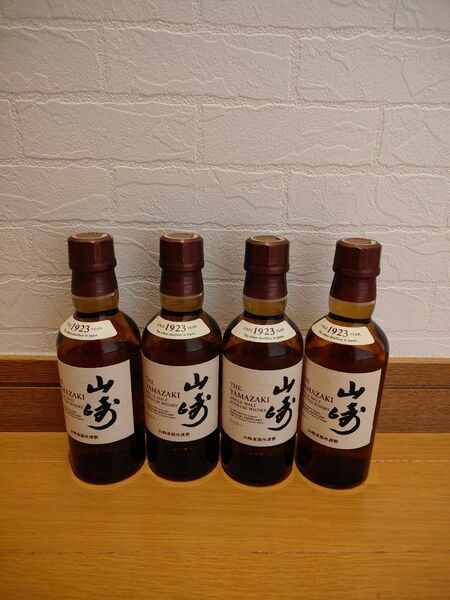 サントリー　SUNTORY　新品　山崎 NV ミニボトル 180ml ウイスキー　送料無料 4本セット