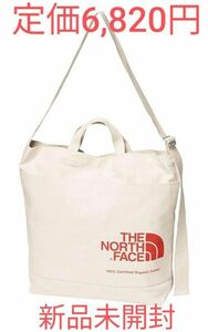  【新品未開封】THE NORTH FACE オーガニックコットンショルダー NM82386 （ナチュラル×レッドクレイ）