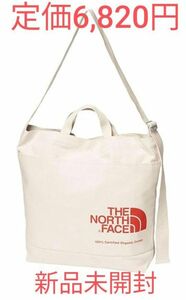  【新品未開封】THE NORTH FACE オーガニックコットンショルダー NM82386 （ナチュラル×レッドクレイ）