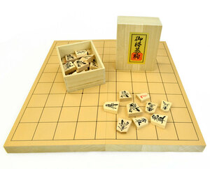 [1 point limitation with translation special price goods ] shogi set new katsura tree 7 number . shogi record . wooden birch material excellent pushed . piece [WSY88]