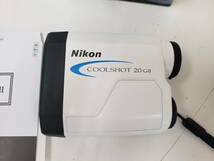 ゴルフ　レーザー距離計　Nikon COOLSHOT 20 GII　電池式　使用時間：小　美品　動作品　激安１円スタート_画像3