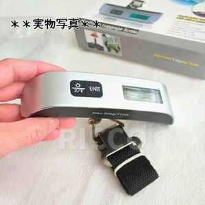 荷物はかり 吊り下げ式 デジタルスケール 小型 手荷物 荷物はかり 機内持ち込み 計量 計測 T字型 軽量 コンパクト 電池付属 シンプルの画像7