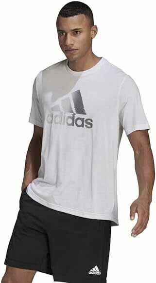 新品♪ adidas≪アディダス≫♪ AEROREADY デザインド トゥ ムーブ スポーツロゴ 半袖Teeシャツ ♪Oサイズ♪カラー：ホワイト♪
