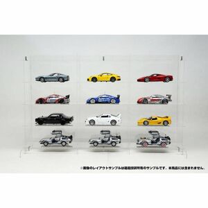 箱庭技研オリジナル1/24カーモデル向け組立式壁掛けディスプレイケース