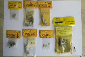 1/43 KIT / (B) DENIZEN FIGURE Motor Racing Accessories x6 / デニゼン / フィギュア アクセサリー 6点まとめて ホワイトメタル キット