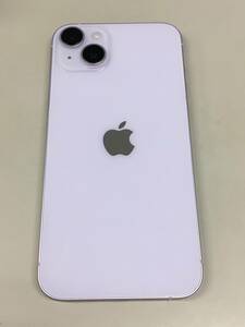 3.送料無料 美品 SIMフリー iPhone14 Plus 128GB パープル バッテリー最大容量100% 本体のみ