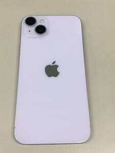 4.送料無料 美品 SIMフリー iPhone14 Plus 128GB パープル バッテリー最大容量100% 本体のみ