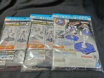 未組立 バンダイ EG 1/144 RX-93ff νガンダム セブンイレブン限定カラー 4体セット アクションベース5付き_画像6