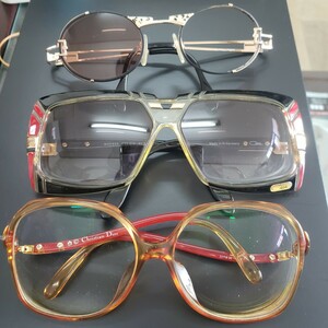 ka The -ru Christian Dior солнцезащитные очки очки суммировать подлинная вещь рама 
