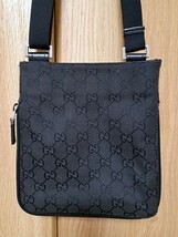 GUCCI キャンバス GG柄 斜め掛け_画像3