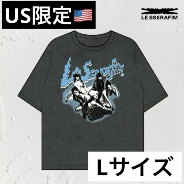 lesserafim LE SSERAFIM ルセラフィム hello82 Tシャツ　Lサイズ　US