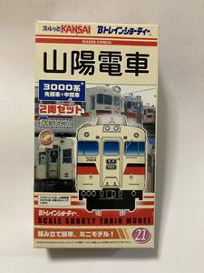 B Train Shorty - Sanyo train 3000 series . head car + interim car 2 both set 