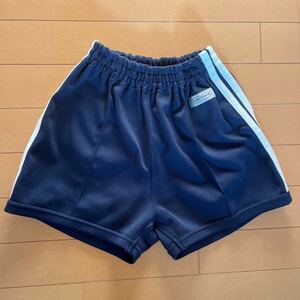  gym uniform gym uniform gymnastics trousers bruma shorts short pants dark blue navy Uni chikaUNITIKA Showa Retro junior high school elementary school 