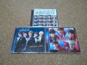 A.B.C-Z【Moonlight walker】★シングル★初回限定盤・3セット★CD+DVD★（A・B・C）★