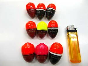  new goods cone float 5B~0.8 number 9 piece set 