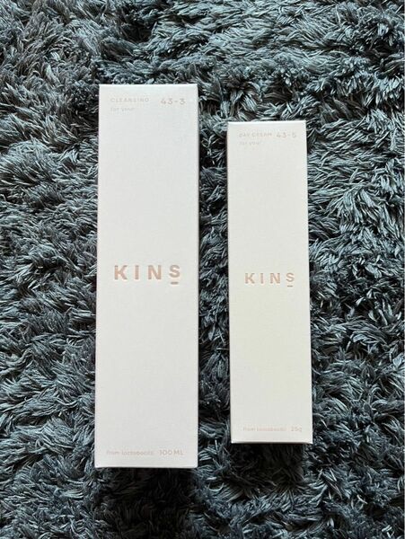 KINS クレンジングオイル 100mL & デイクリーム 25g