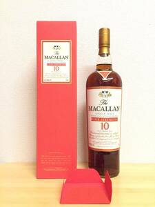 最後の1本【未開栓】 オールドボトル The MACALLAN ザ・マッカラン カスクストレングス 10年 1000ml 58.7% 箱付 古酒