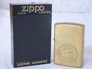 (5/15-1432) ZIPPO ハーレーダビッドソン SOLID BRASS　USS BUFFALO SSN-715 オイルライター 中古品 着火未確認