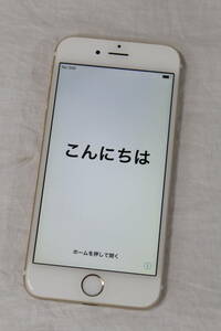 【0521B】(1215) Apple iPhone6 64GB 初期化済 シャンパンゴールド IMEI：Docomo 〇判定 最大容量81％ 中古現状品