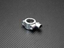 ミラークランプ 8mm 正ネジ メッキ バイク用 カスタム 汎用 ミラーホルダー_画像1