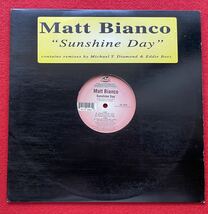 MATT BIANCO / Sunshine Day 12inch盤その他にもプロモーション盤 レア盤 人気レコード 多数出品。_画像1