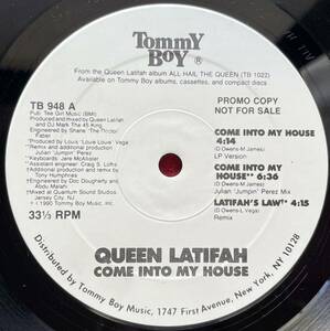 プロモ盤 Queen Latifah Come Into My House 12inch盤その他にもプロモーション盤 レア盤 人気レコード 多数出品。