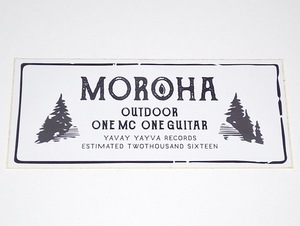 希少 レア 新品未使用品 MOROHA モロハ OUTDOOR アウトドア sticker ステッカー シール MCアフロ UK YAVAY YAYVA RECORDS ヤバイヤイバ