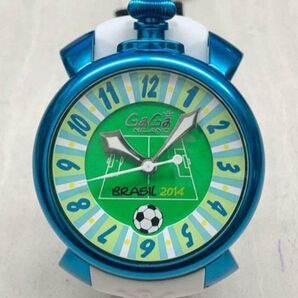 ヤフーショッピングでは84361円で出品されてます。ガガミラノ 腕時計 自動巻 2014ブラジルワールドカップ マヌアーレ 稼働