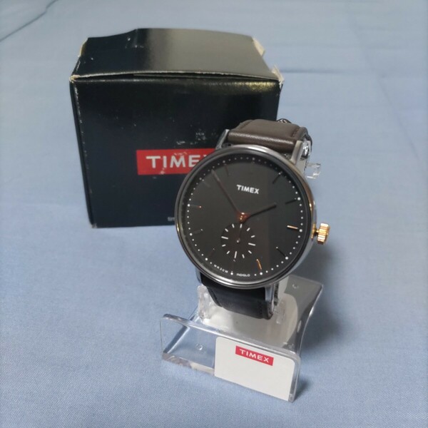 TIMEX(タイメックス) フェアフィールド ブラック×ブラウン