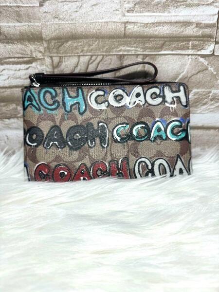 コーチ COACH MINT+SERF コラボ リストレット ポーチ