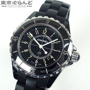 101731764 1 jpy Chanel CHANEL J12 33mm H0681 black ceramic Raver wristwatch lady's quartz 