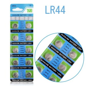  what point also postage 80 jpy button battery LR44 AG13 357A CX44 LR44W 1.55V 10 piece 