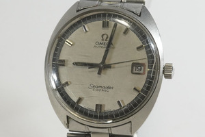 1円~【17】OMEGA／オメガ　166026-TOOL107　Seamaster COSMIC　自動巻き　デイト　純正ベルト　メンズ　腕時計