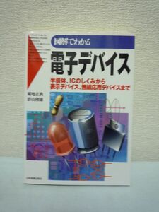 図解でわかる電子デバイス ★ 菊地正典 影山隆雄 ◆ 半導体素子 機能部品 機構部品 無線 仕組み 技術動向 電子機器 集積回路 ダイオード